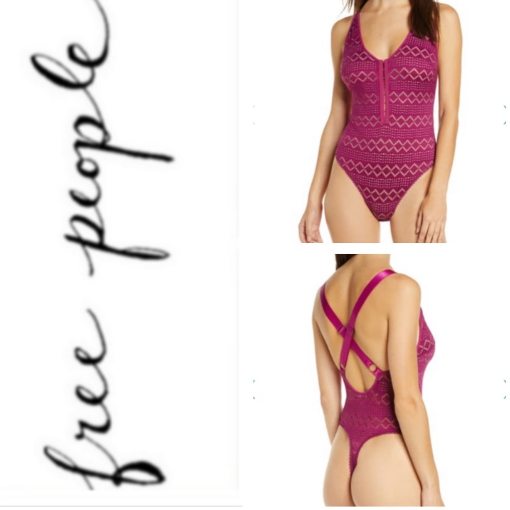 Free People Thank You Never Bodysuit